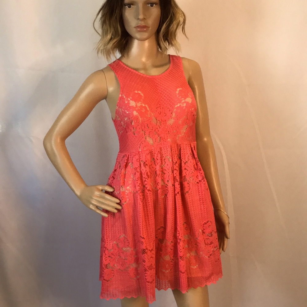 Free People | Eyelet Lace Sleeveless Dress (…